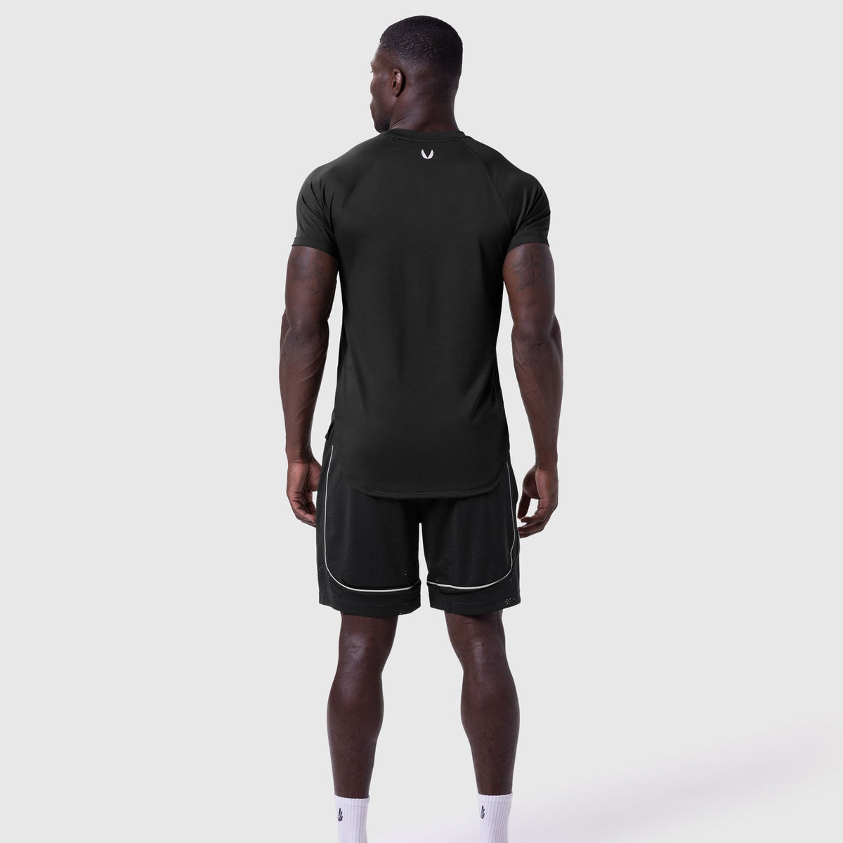 0660. AeroSilver® Established Tee - Black "Blade" | ASRV