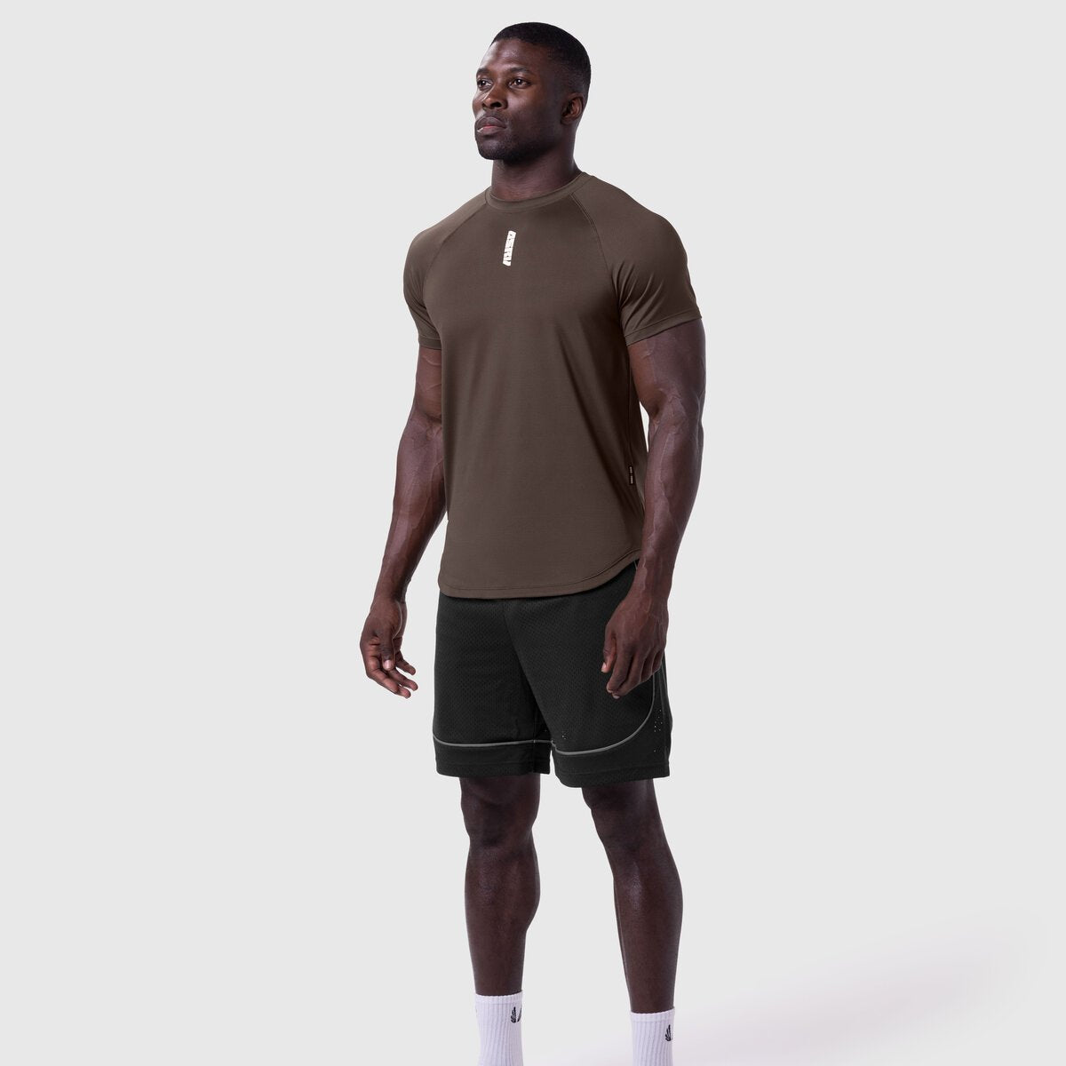 0660. AeroSilver® Established Tee - Dark Earth "Blade" | ASRV