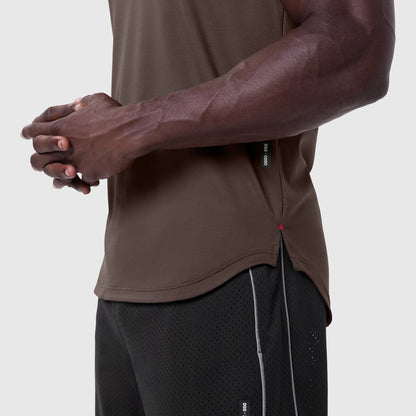 0660. AeroSilver® Established Tee - Dark Earth "Blade" | ASRV