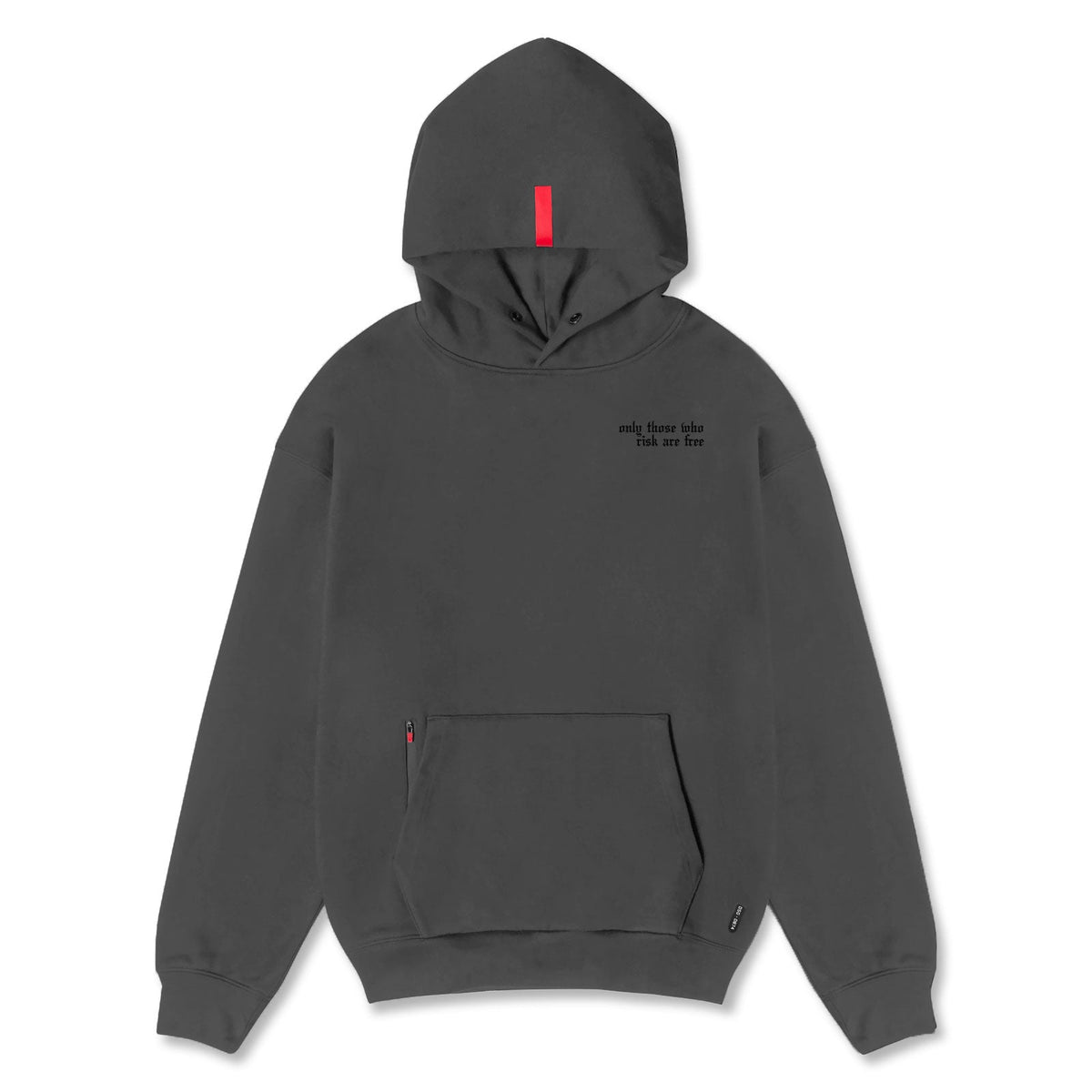 0874. Tech-Terry™ Zip Pocket Hoodie - Space Grey/Black "Brush Wings/AS | ASRV