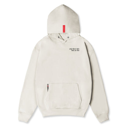 0874. Tech-Terry™ Zip Pocket Hoodie - Stone "Brush Wings/ASRV" | ASRV