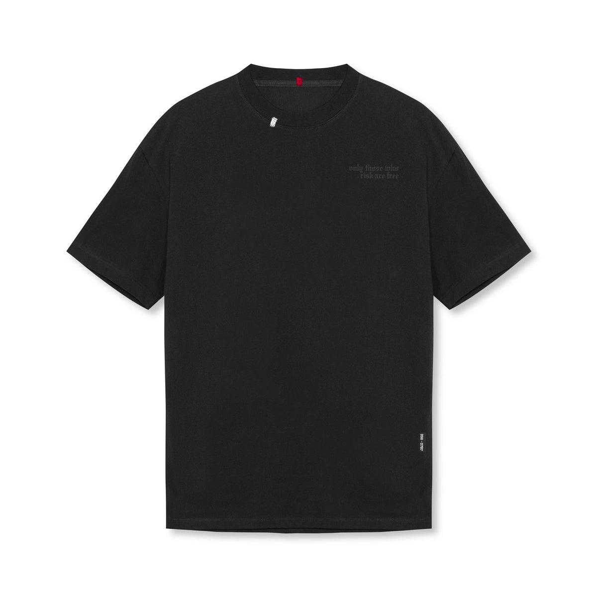 0797. Tech Essential™ Relaxed Tee - Black/Black "Brush Wings/ASRV" | ASRV
