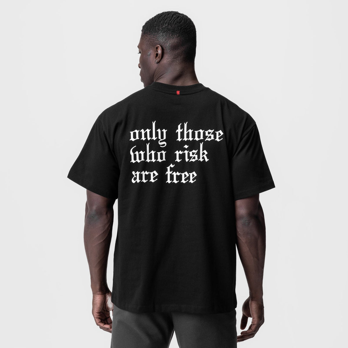 0797. Tech Essential™ Relaxed Tee - Black/White "OTWR" | ASRV