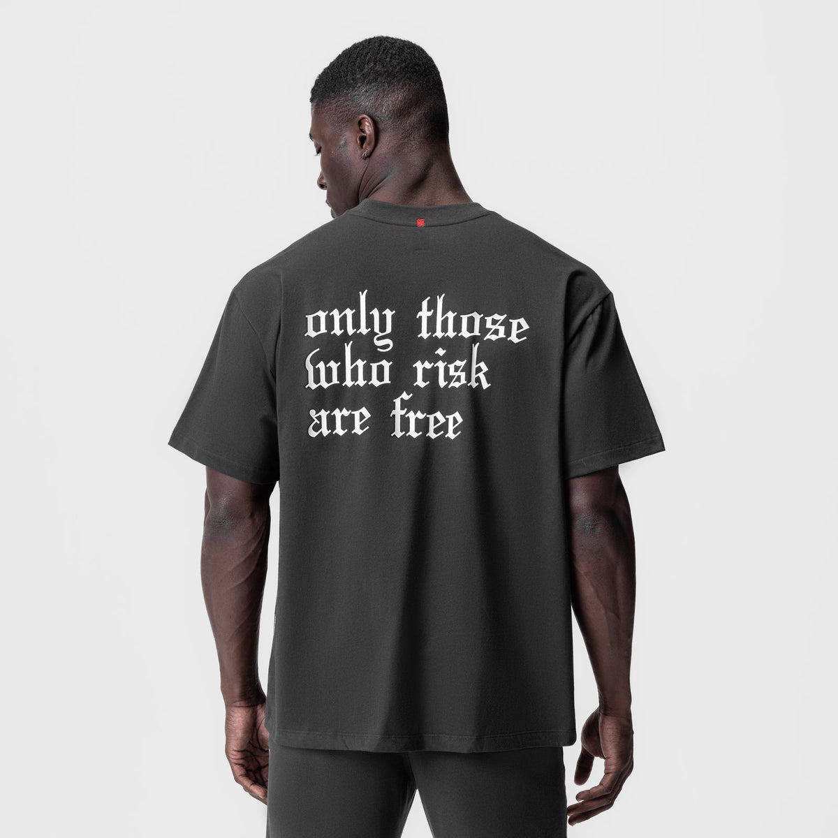 0797. Tech Essential™ Relaxed Tee - Space Grey/White "OTWR" | ASRV