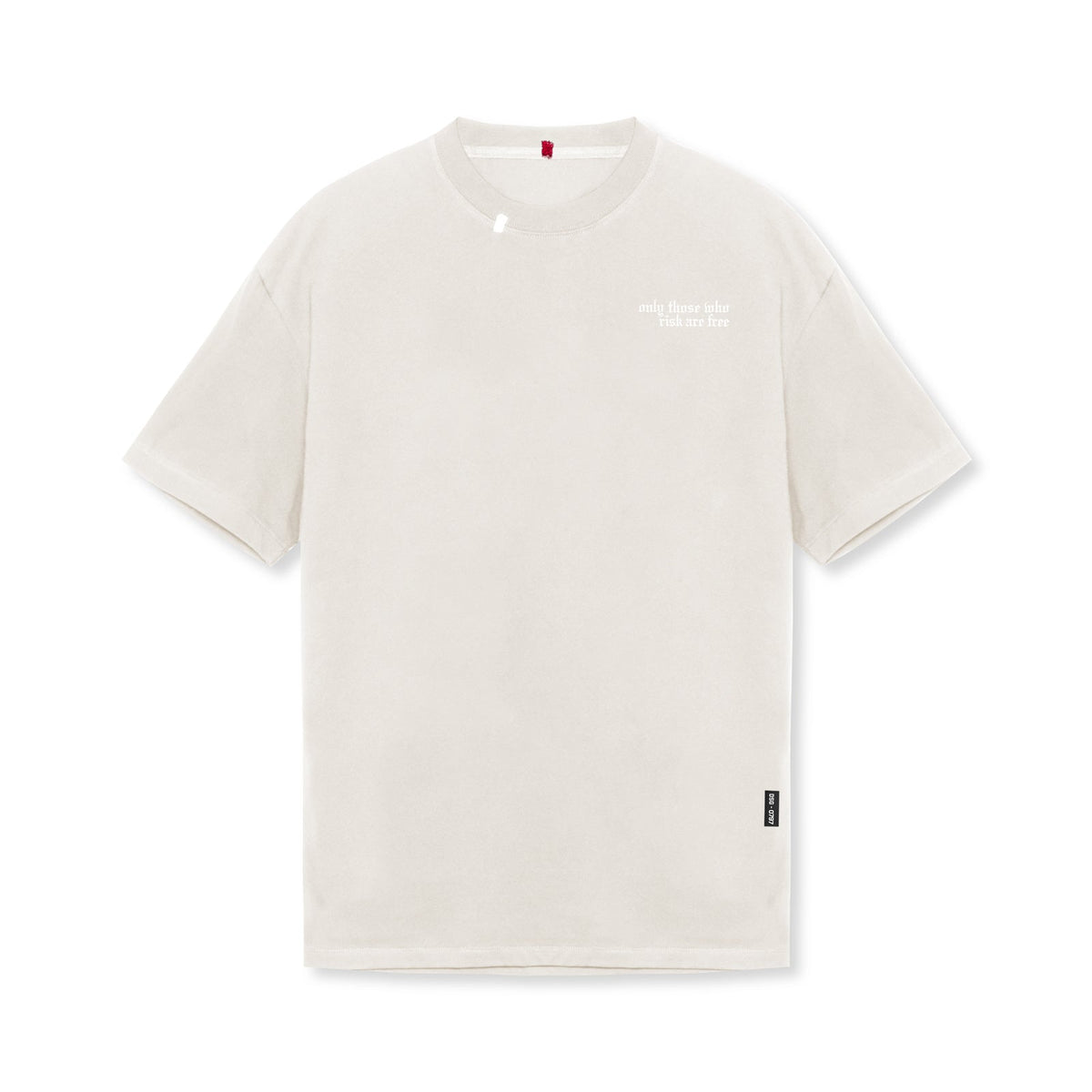 0797. Tech Essential™ Relaxed Tee - Stone/White "Brush Wings/ASRV" | ASRV