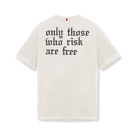 0797. Tech Essential™ Relaxed Tee - Stone/Black "OTWR" | ASRV