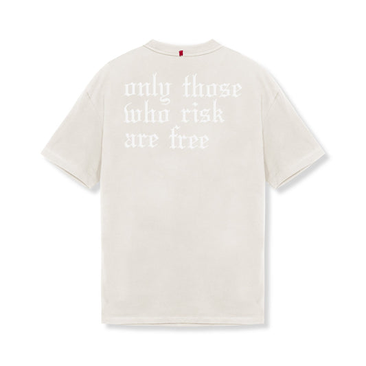 0797. Tech Essential™ Relaxed Tee - Stone/White "OTWR" | ASRV