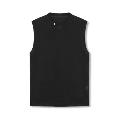 0807. Tech Essential™ Relaxed Cutoff - Black/Black "OTWR" | ASRV