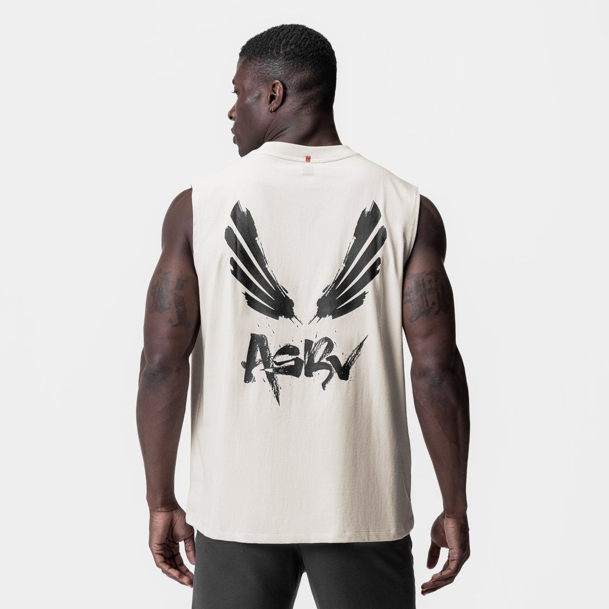 0807. Tech Essential™ Relaxed Cutoff - Stone "Brush Wings/ASRV" | ASRV