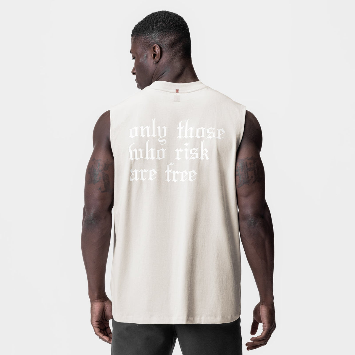 0807. Tech Essential™ Relaxed Cutoff - Stone/White "OTWR" | ASRV