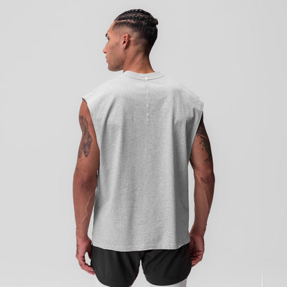 0845. Tech Essential™ Rocker Cutoff - Heather Grey | ASRV