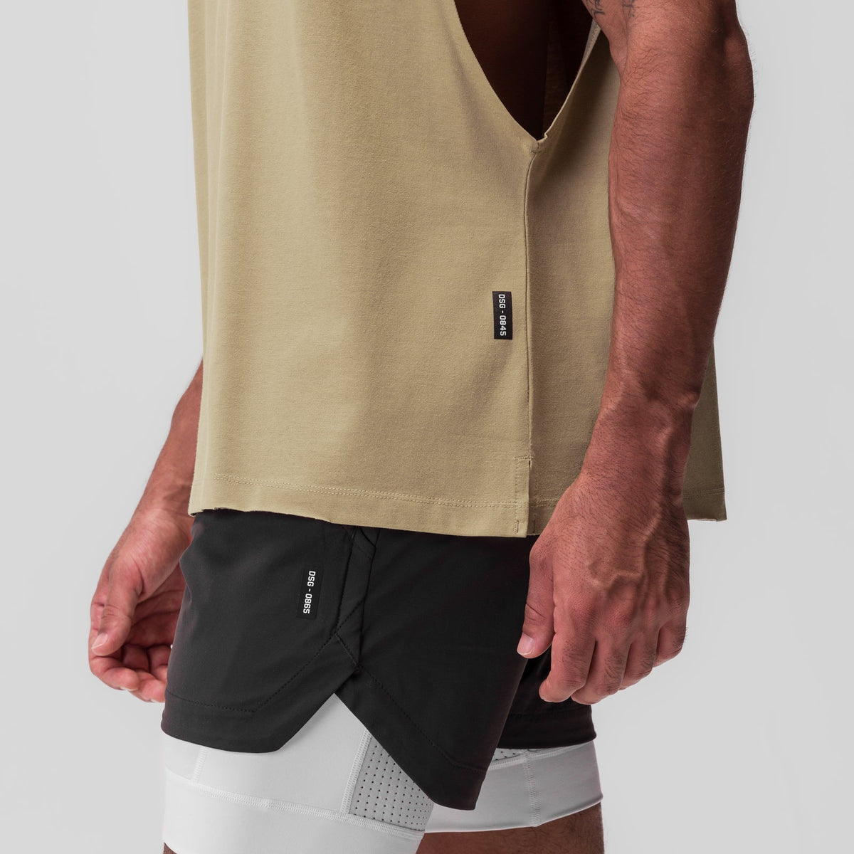 0845. Tech Essential™ Rocker Cutoff - Khaki | ASRV
