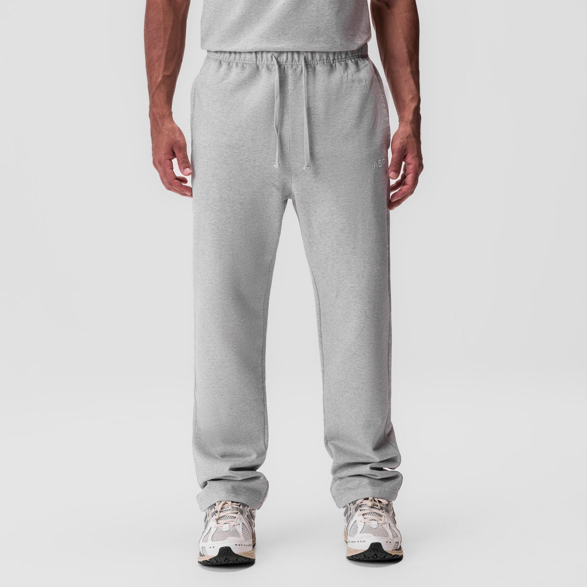 0840. Tech Essential™ Straight Leg Sweats - Heather Grey | ASRV