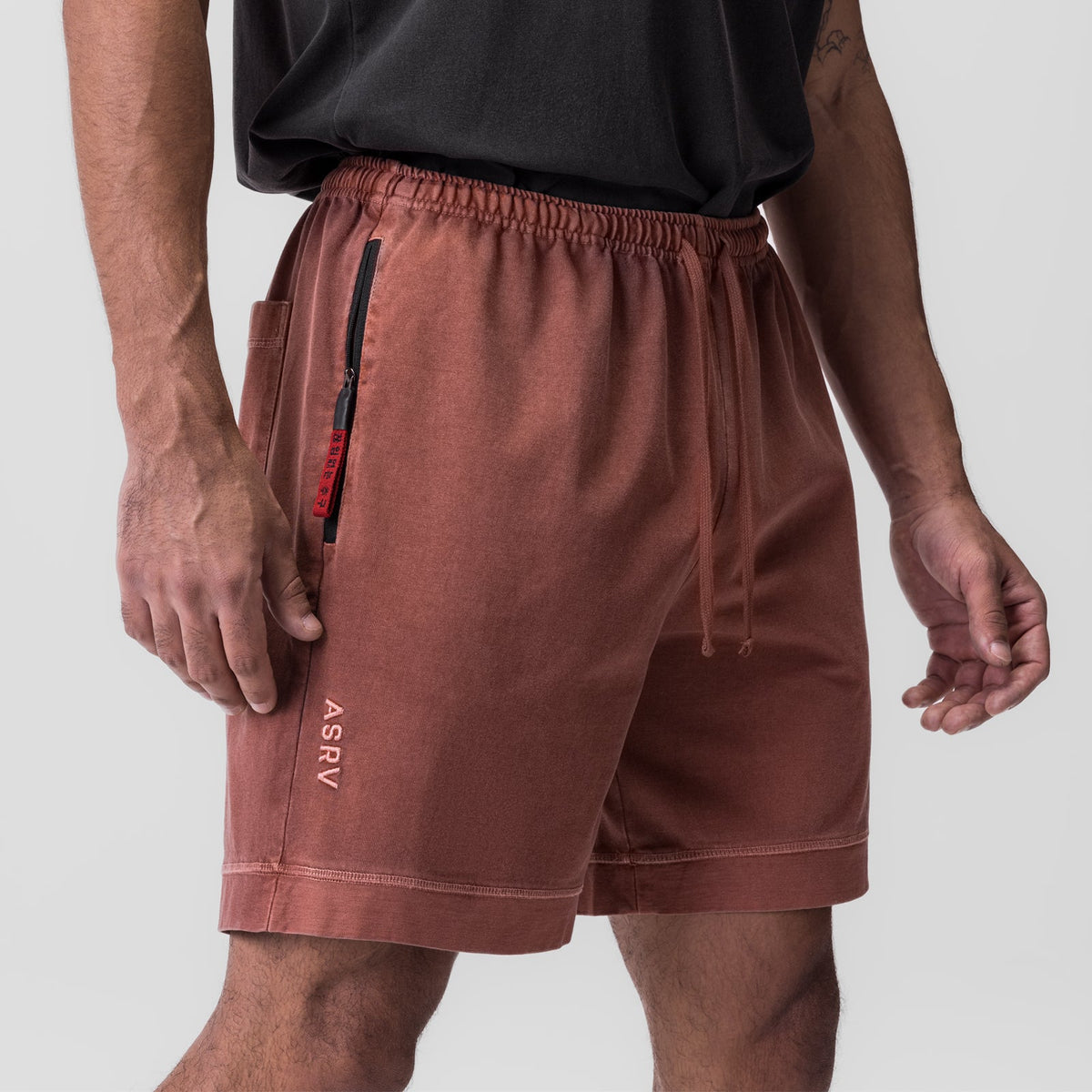 0782. Tech Essential™ Sweat Short - Faded Brick | ASRV