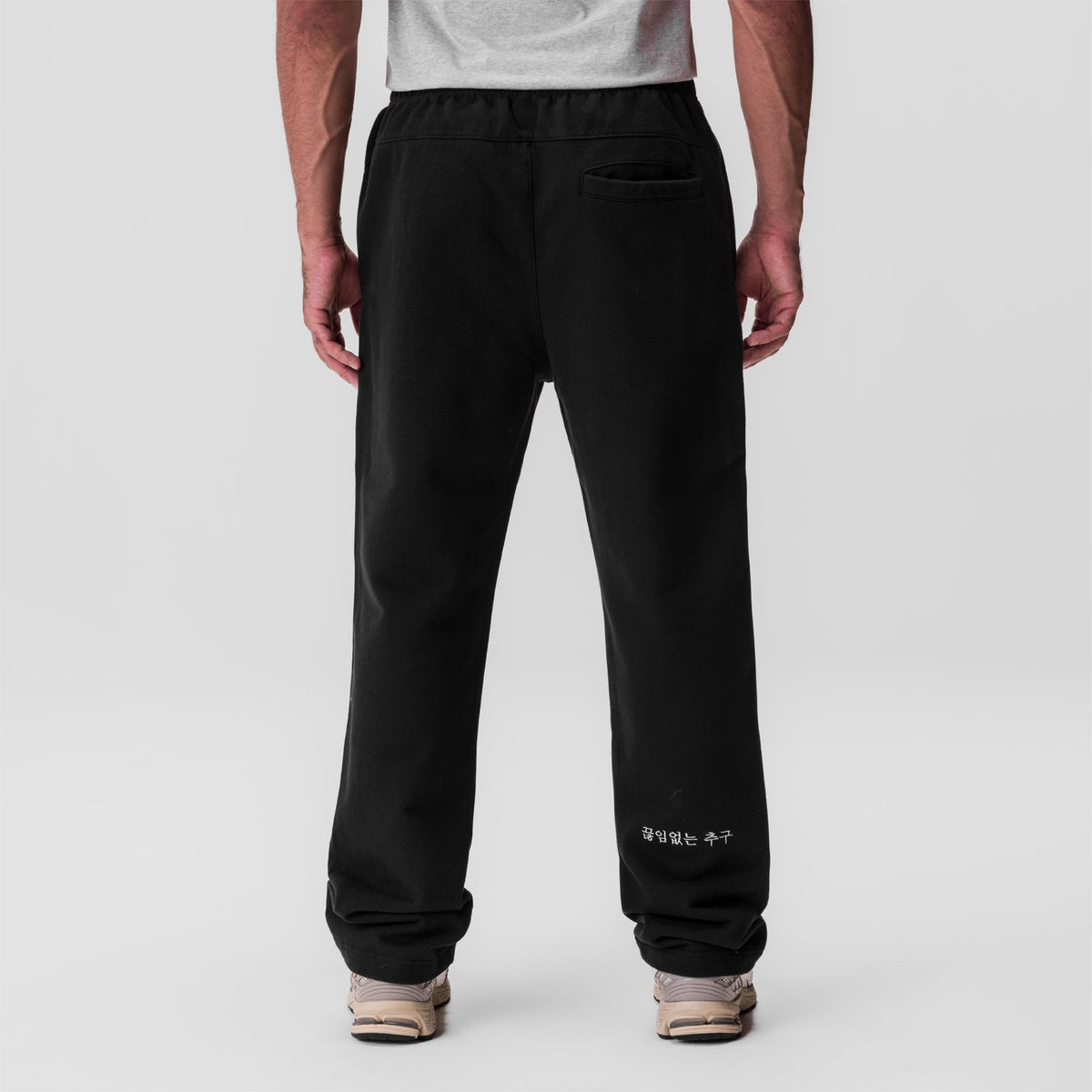 0840. Tech Essential™ Straight Leg Sweats - Black | ASRV