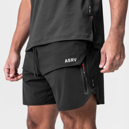 0689. Tetra-Lite® 7" Tech Short - Black | ASRV