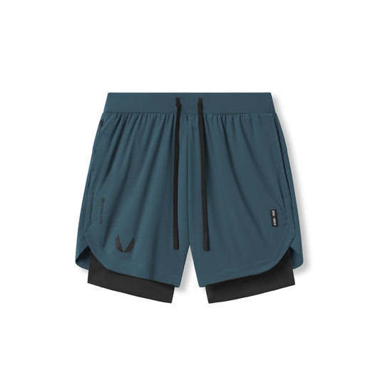 0866. Tetra-Lite® 7" Liner Short - Storm "Wings"/Black | ASRV