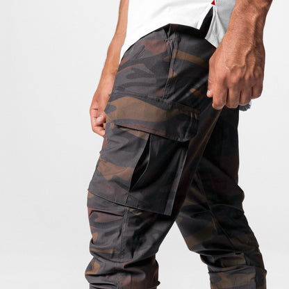 0437. Tetra-Lite® Cargo High Rib Jogger - Rust Camo | ASRV