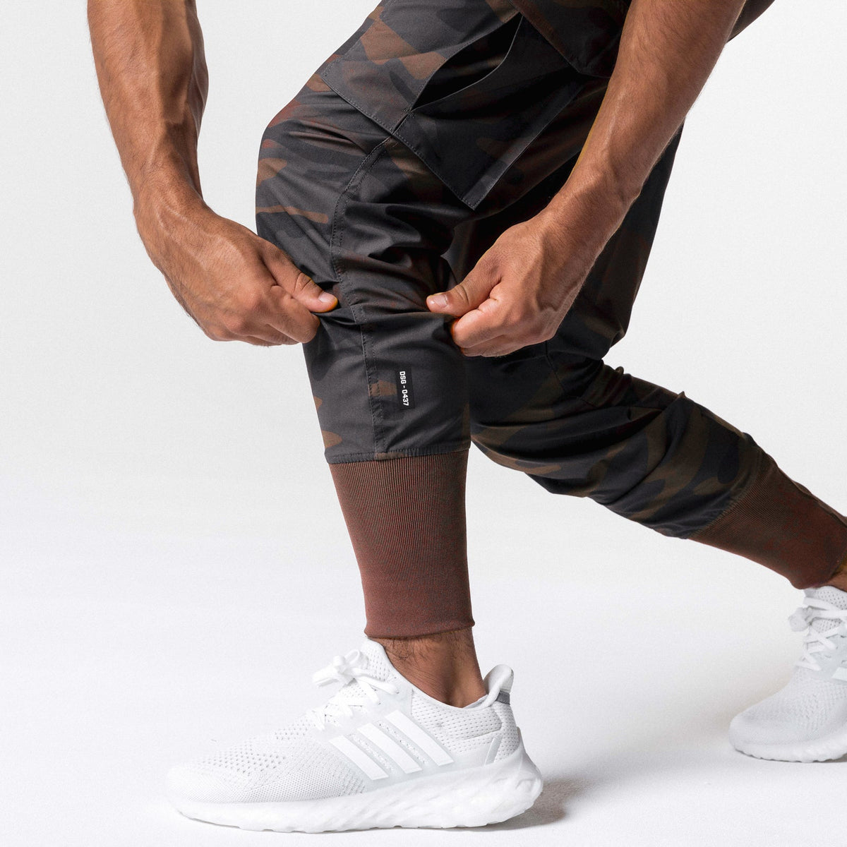 0437. Tetra-Lite® Cargo High Rib Jogger - Rust Camo | ASRV