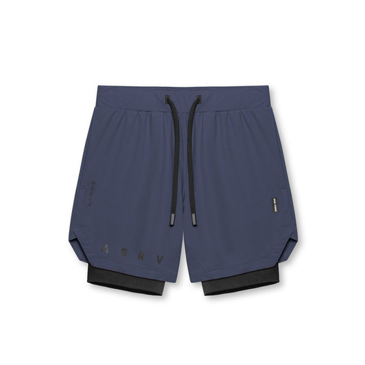 0866. Tetra-Lite® 7" Liner Short - Navy "ASRV"/Black | ASRV