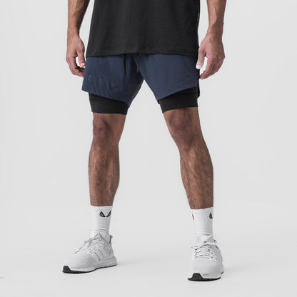 0866. Tetra-Lite® 7" Liner Short - Navy "ASRV"/Black | ASRV