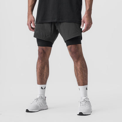 0866. Tetra-Lite® 7" Liner Short - Space Grey "ASRV"/Black | ASRV