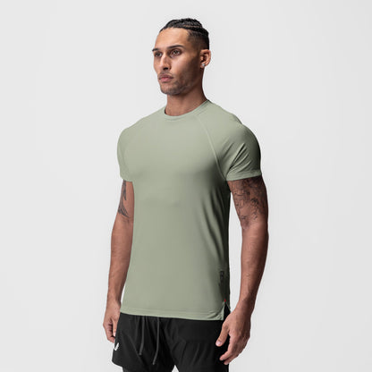 0918. AeroSilver® Fitted Tee - Sage | ASRV