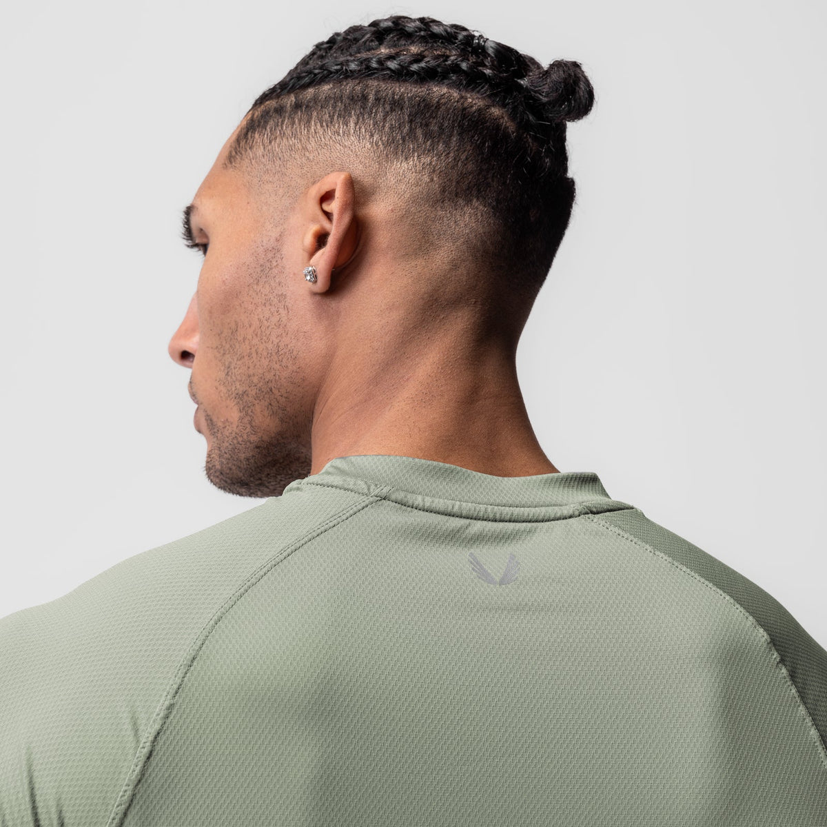 0918. AeroSilver® Fitted Tee - Sage | ASRV