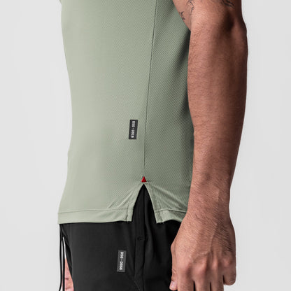 0918. AeroSilver® Fitted Tee - Sage | ASRV