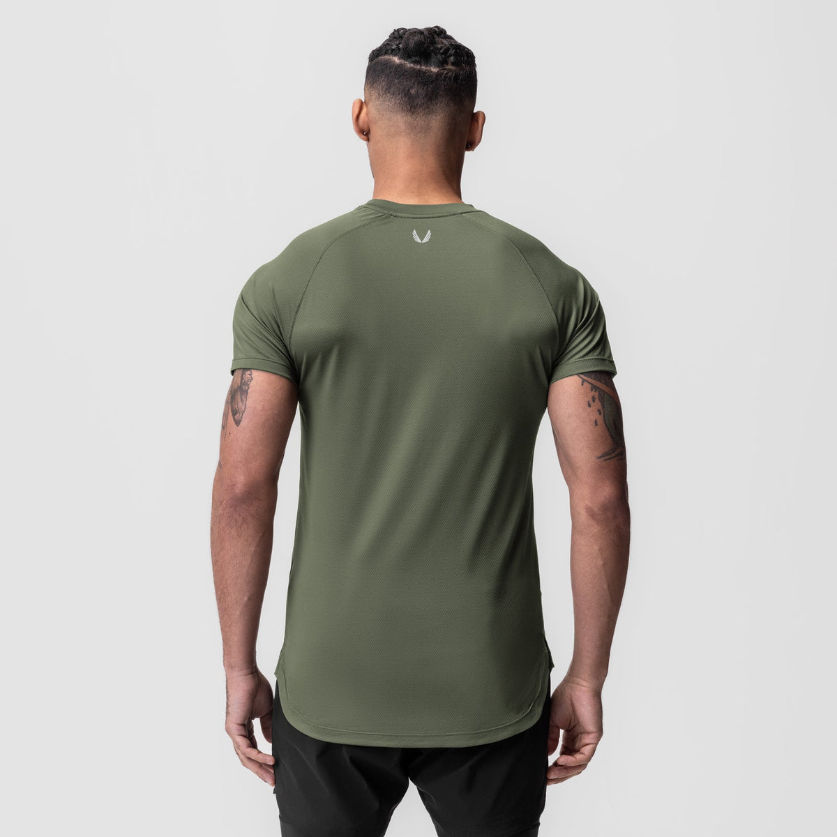 0660. AeroSilver® Established Tee - Olive "ASRV" | ASRV