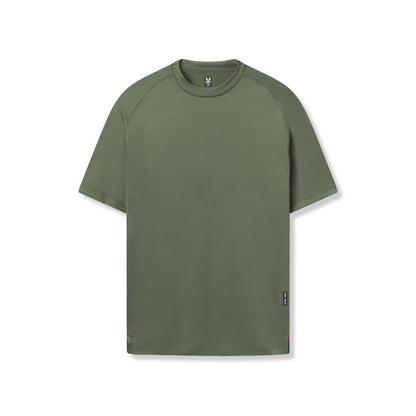 0918. AeroSilver® Fitted Tee - Olive | ASRV