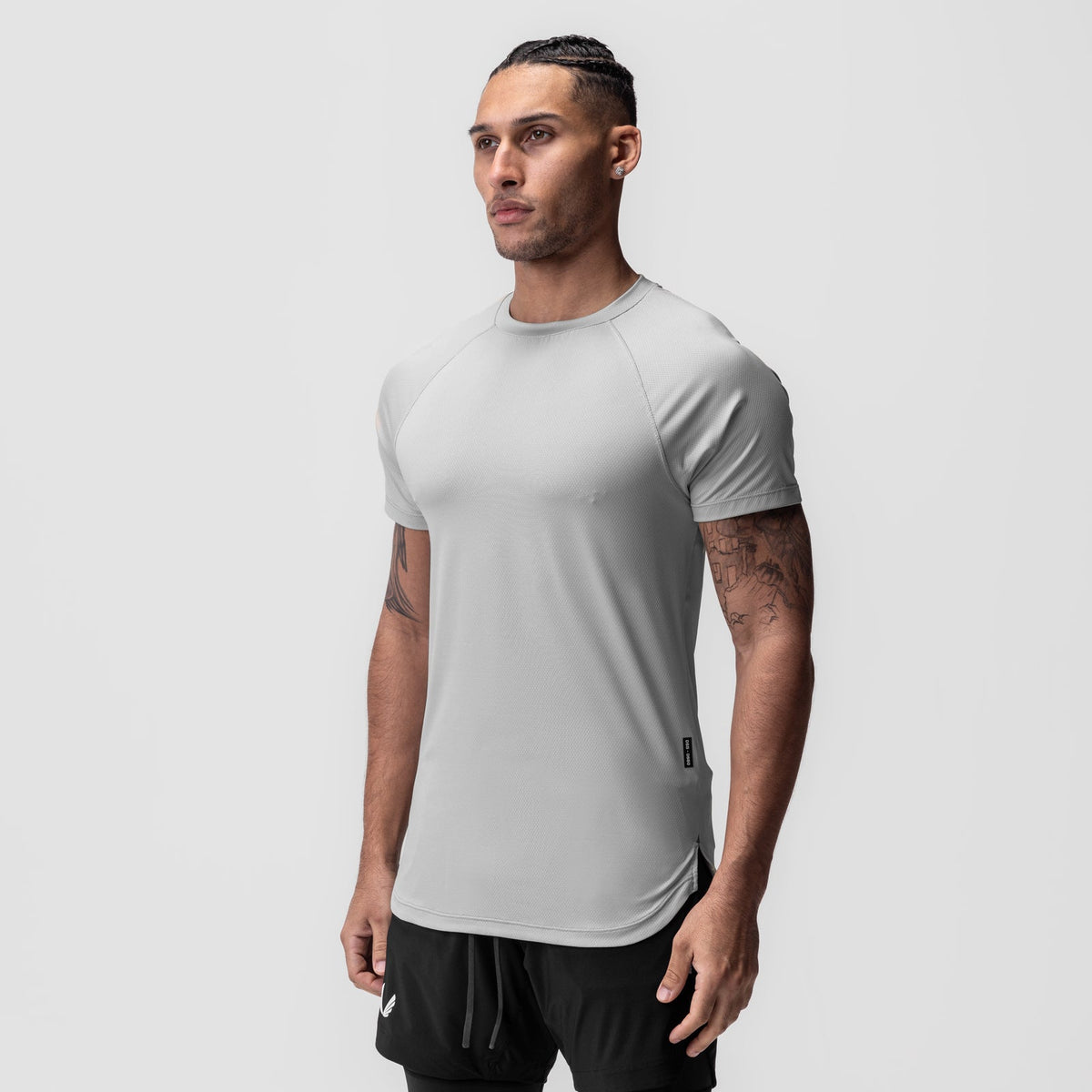 0660. AeroSilver® Established Tee - Slate Grey | ASRV