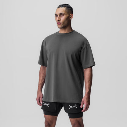 0824. Supima® Oversized Tee - Raven | ASRV