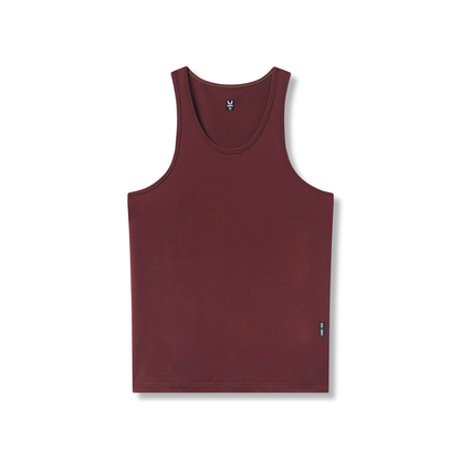 0924. Supima® Essential Slim Tank - Crimson | ASRV