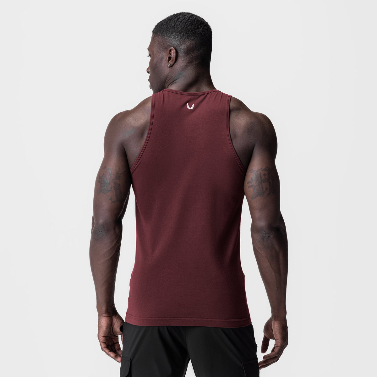 0924. Supima® Essential Slim Tank - Crimson | ASRV