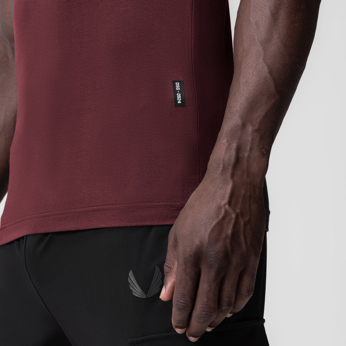 0924. Supima® Essential Slim Tank - Crimson | ASRV