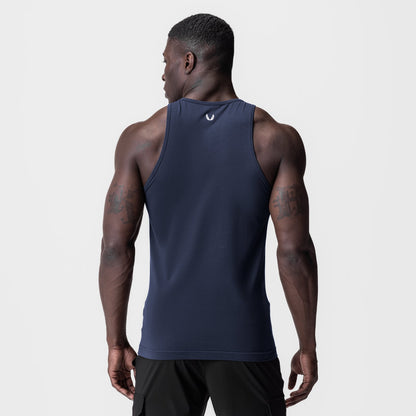 0924. Supima® Essential Slim Tank - Navy | ASRV