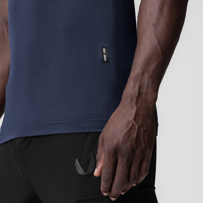 0924. Supima® Essential Slim Tank - Navy | ASRV