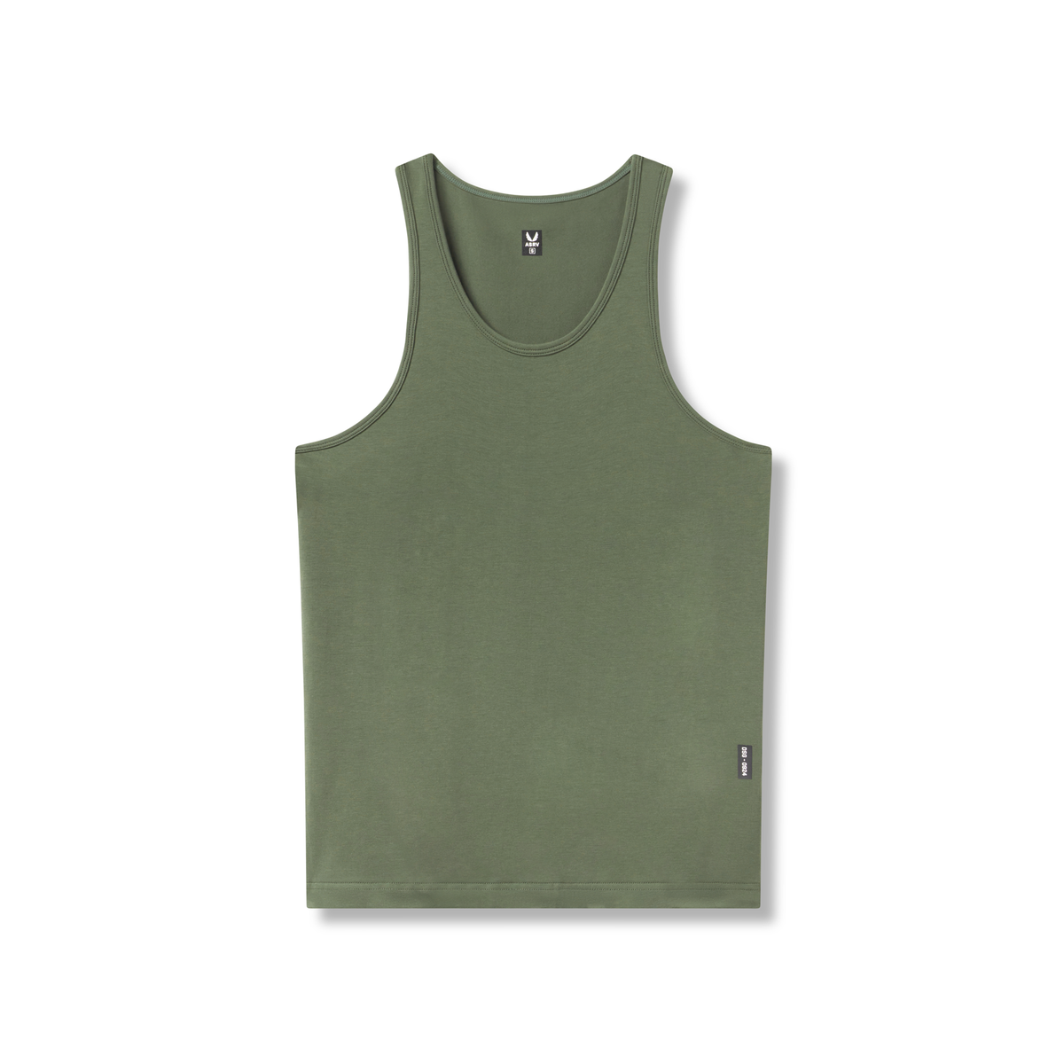 0924. Supima® Essential Slim Tank - Olive | ASRV