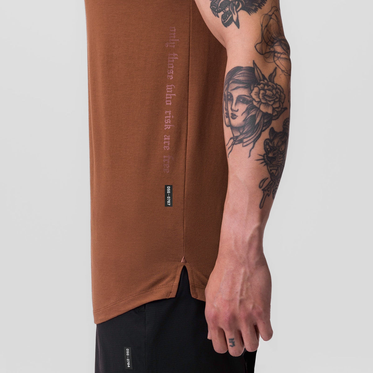 0767. Supima® Established Tee - Rust | ASRV