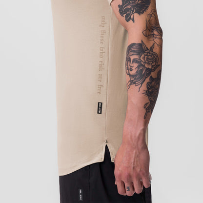 0767. Supima® Established Tee - Beige | ASRV
