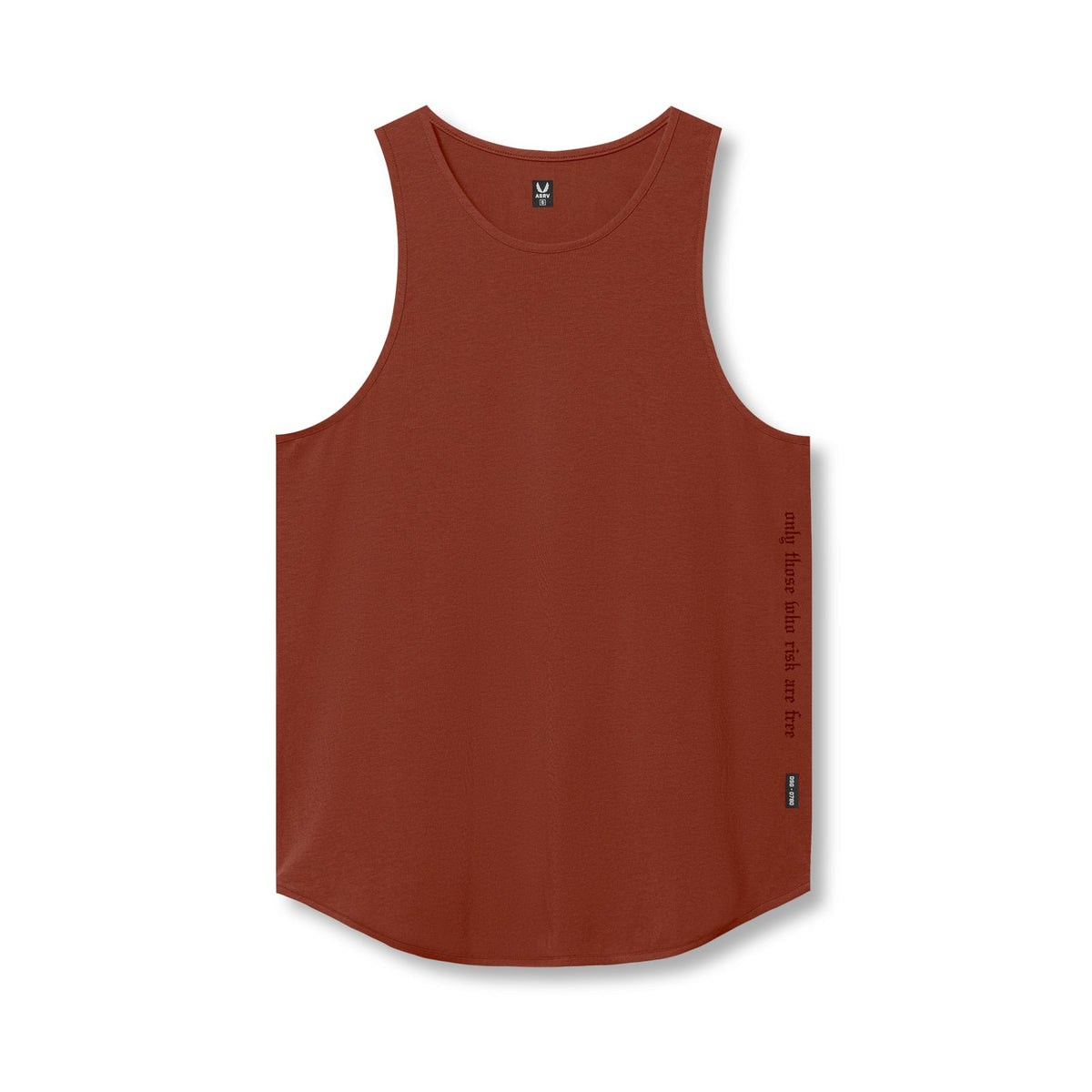 0780. Supima® Extended Tank Top - Brick | ASRV