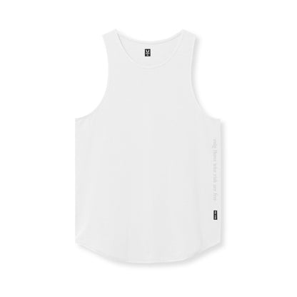 0780. Supima® Extended Tank Top - White | ASRV