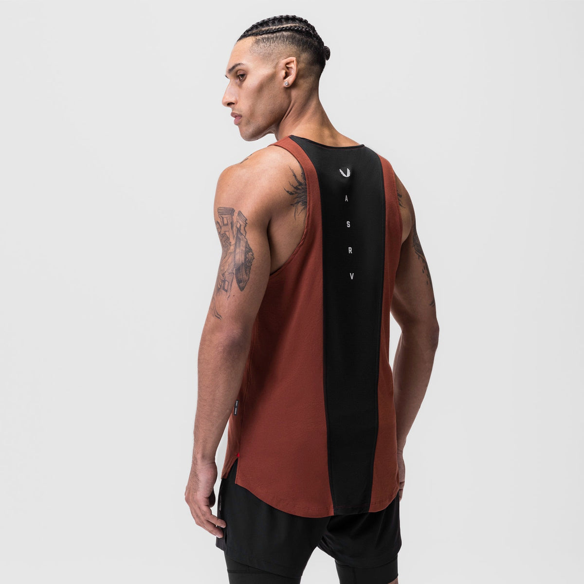 0808. Supima® Vented Tank - Brick | ASRV