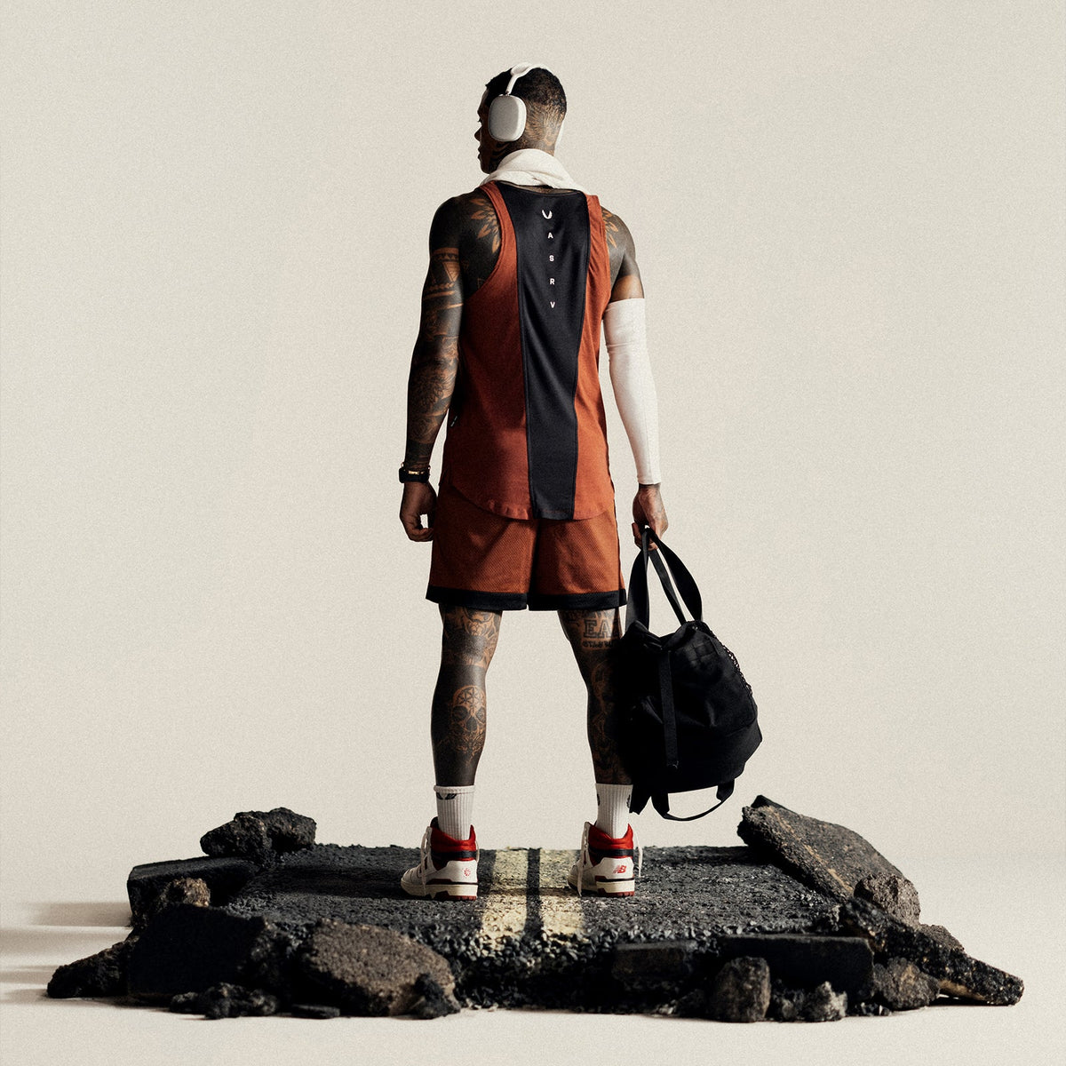 0808. Supima® Vented Tank - Brick | ASRV