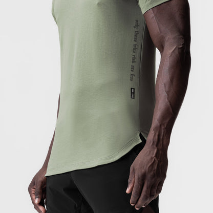0767. Supima® Established Tee - Sage | ASRV