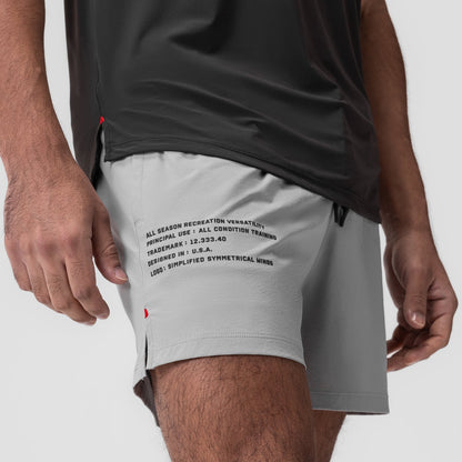 0942. Aerotex™ 5" Training Short - Slate Grey | ASRV