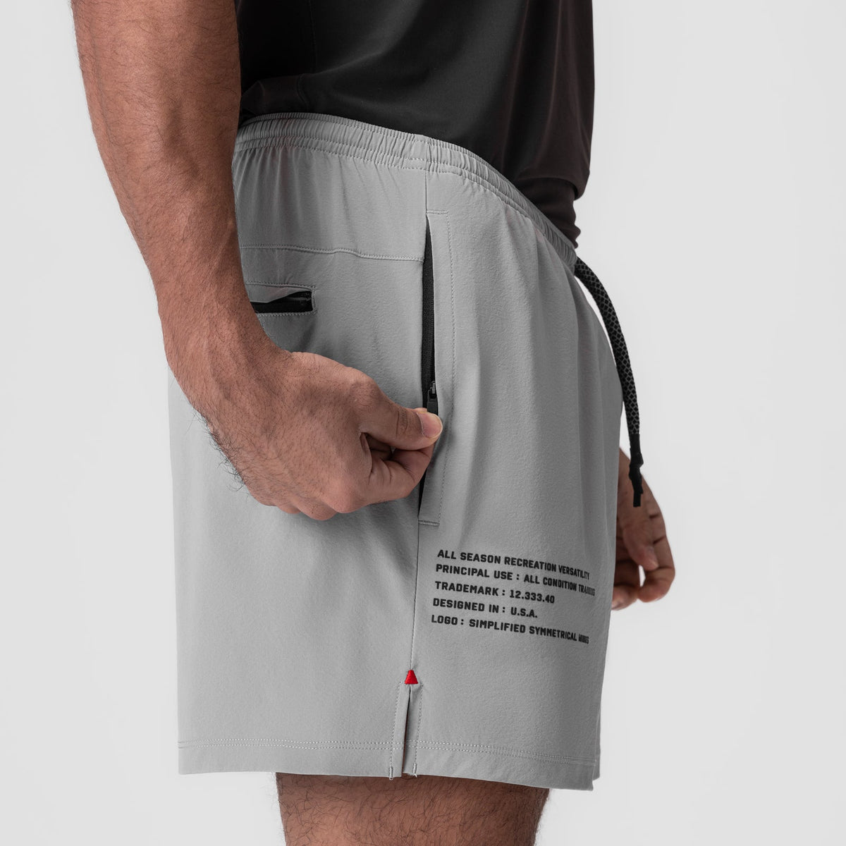 0942. Aerotex™ 5" Training Short - Slate Grey | ASRV