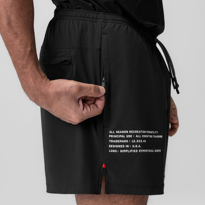 0942. Aerotex™ 5" Training Short - Black | ASRV