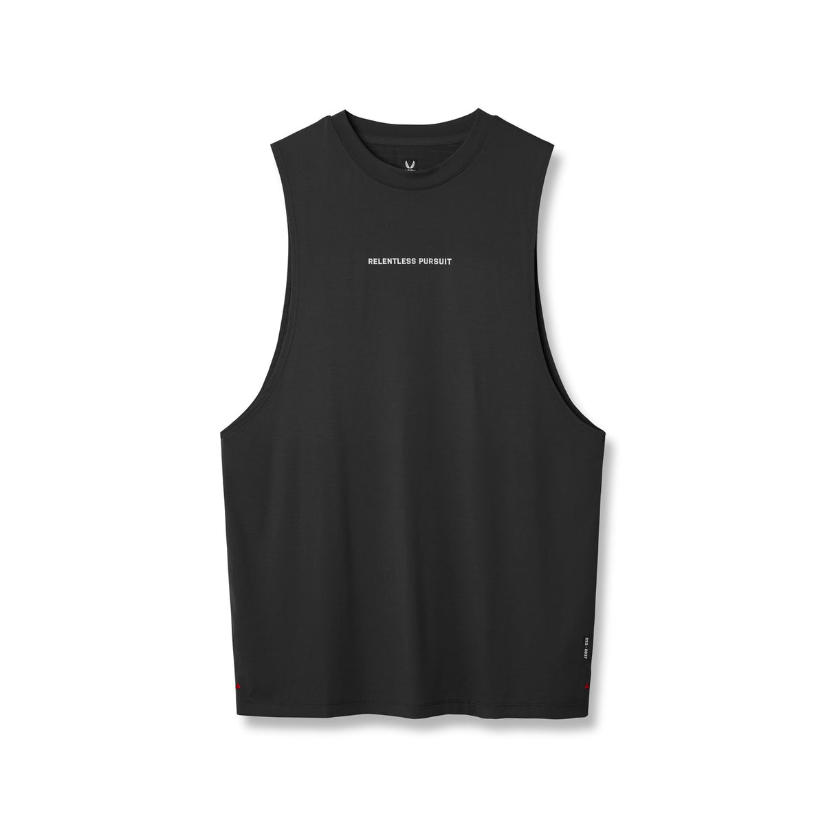 0837. 3D-Lite® 2.0 Lycra® Muscle Tank - Black "RP" | ASRV